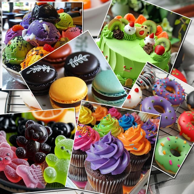 Thumbnail 5 de Lebensmittelfarbe Pulver 6 Neon Farben