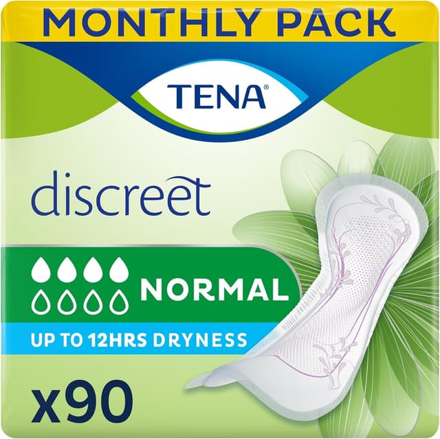 Detalle de TENA Lady Normal incontinence pads 90 pack 🧻