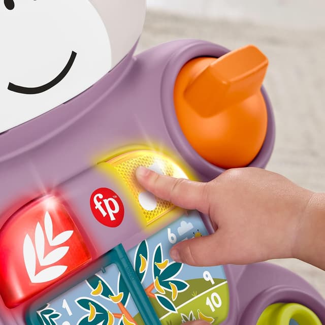 Detalle de Fisher-Price Scimmietta Viola andador 6 mesi