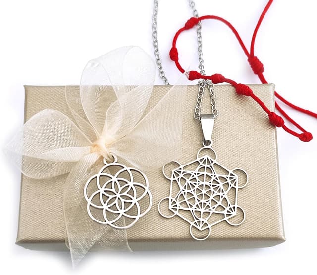 Detalle de Simboliks Metatron colgante 3 cm Geometría Sagrada