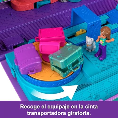 Detalle 2 de Polly Pocket Adventures in Rio Kitty Airways cofre avión 🎲