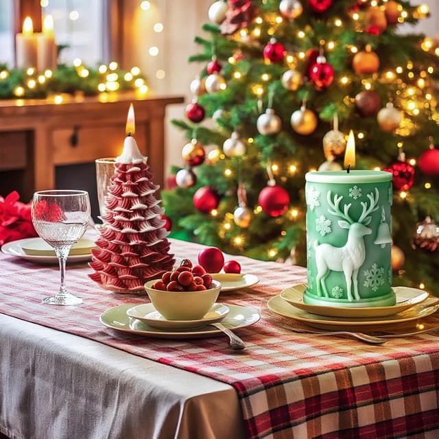 Thumbnail 5 de Moule à bougie Noël 2 pcs ⚙