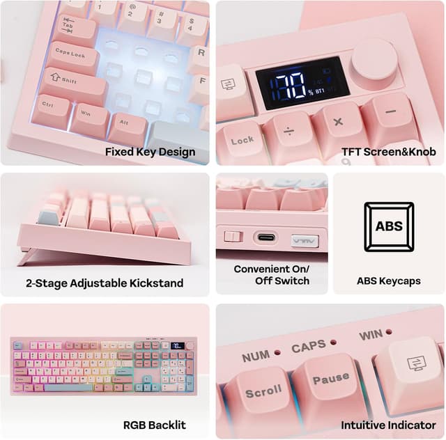 Thumbnail 2 de EPOMAKER Aula S102 PRO Membrane Gaming Keyboard