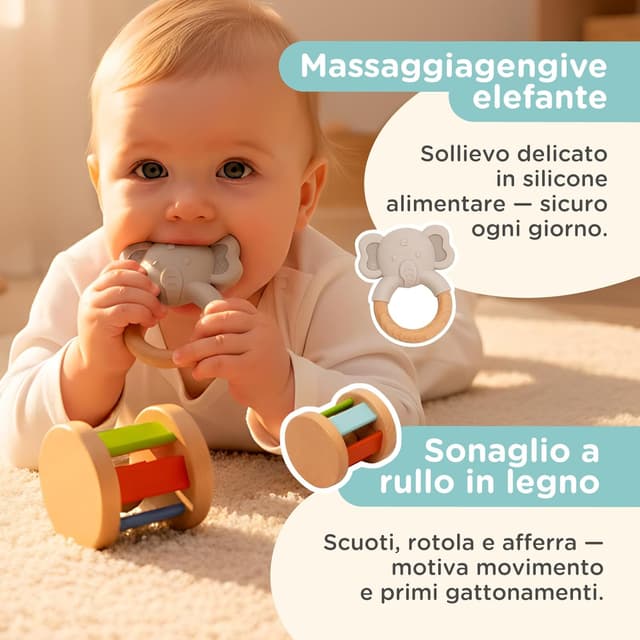 Thumbnail 5 de Nene Toys Giocattoli Montessori 7 pezzi per 6–12 mesi