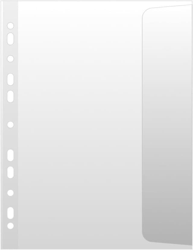 Detalle de Buste trasparenti con patta DANUBIO 1745910PL DI 00, PP opaco, A4 (10 pezzi)