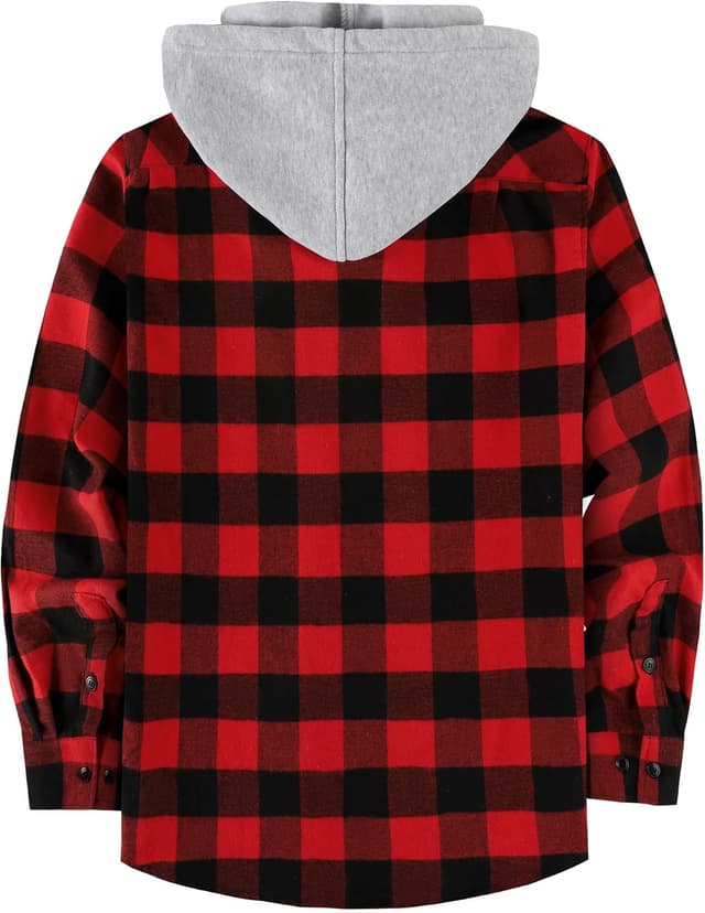 Thumbnail 2 de SwissWell Camisa a cuadros con capucha M-3XL