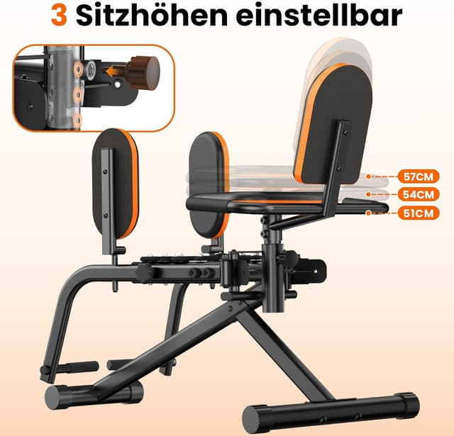 Thumbnail 4 de HXD-ERGO 6 Widerstandsstufen Hip Abductor Machine