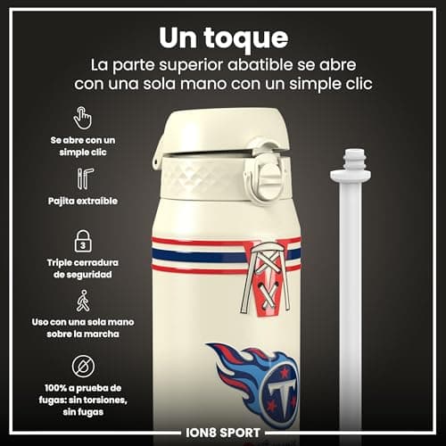 Detalle de ion8 NFL Arizona Cardinals Botella térmica 750 ml 🚰