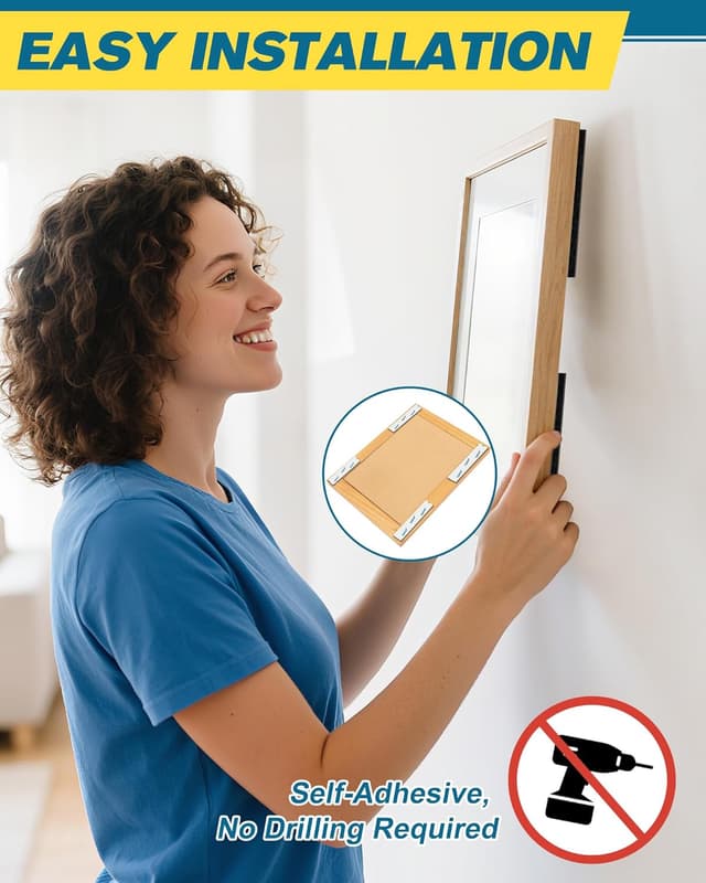 Detalle 2 de Emitever Heavy Duty Hook and Loop Tape – strong self-adhesive double-sided strip (Black, 20mm x 10m)