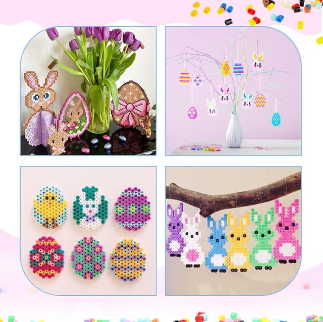 Detalle 2 de MerryXGift Fuse Beads set 11,000 pcs for kids ๐จ