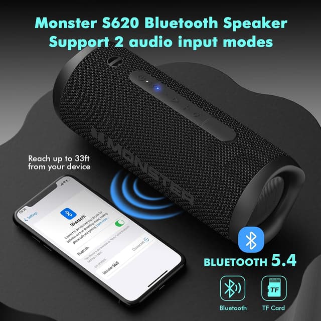 Thumbnail 1 de Monster Bluetooth Speaker 60W Portable