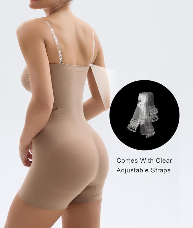 Thumbnail 3 de SHAPERX Strapless Shortie Bodysuit Medium-Strong Control