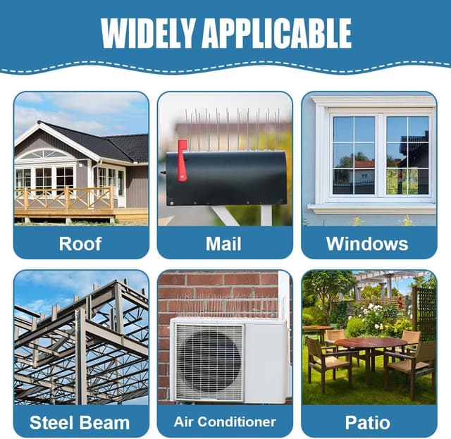 Thumbnail 6 de OFFCUP Dissuasori 75 cm per piccioni 🐦