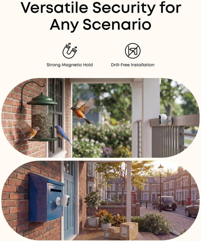 Detalle de eufy eufyCam C35 Wireless Security Camera