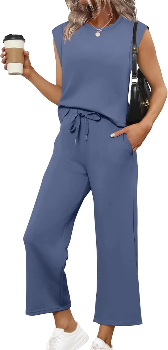 Detalle de SAMPEEL Two Piece Wide Leg Set