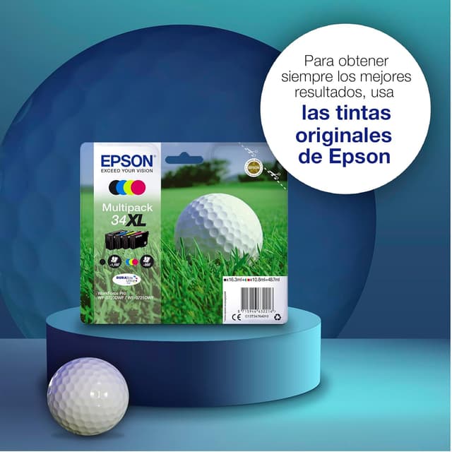 Thumbnail 2 de Epson C13T34664510 - Cartucho de Tinta Multicolor 🎨