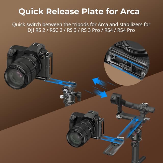 Thumbnail 6 de SMALLRIG 4716 L Bracket pour FUJIFILM GFX100S II