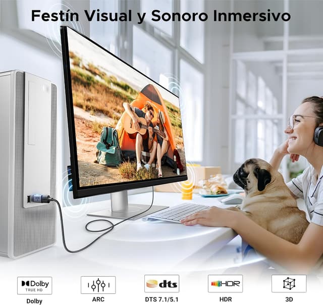 Thumbnail 4 de UGREEN Adaptador DisplayPort a HDMI 4K 30Hz (pack 2)