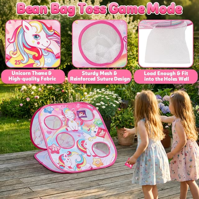 Thumbnail 4 de Bean Bag Toss Cornhole Set for Kids Age 3