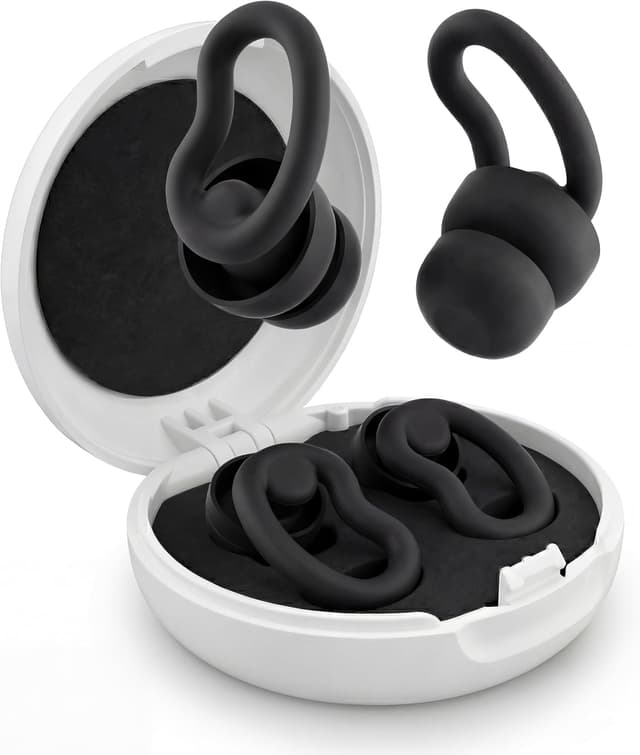 Detalle de WLSCTY Ohrstöpsel zum Schlafen für Seitenschläfer (weiche Silikon-Ohrstöpsel gegen Schnarchen), 6 Größen S/M/L