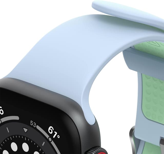 Detalle de OtterBox All Day Cinturino in silicone per Apple Watch Series 10/9/8/7/6/SE 2ª gen/SE 1ª gen/5/4 (44/45/46 mm)