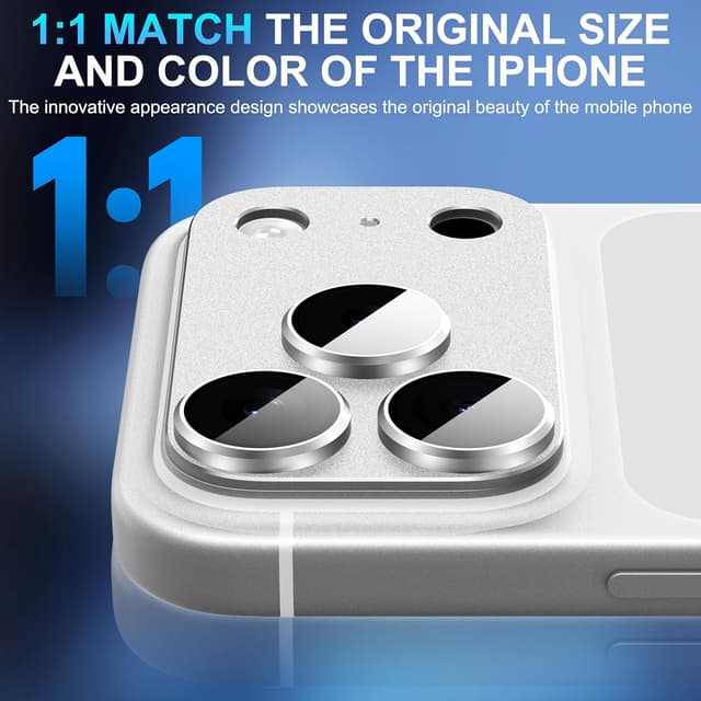 Thumbnail 4 de Diruite Camera Lens Cover for iPhone 17 Pro Max 360°