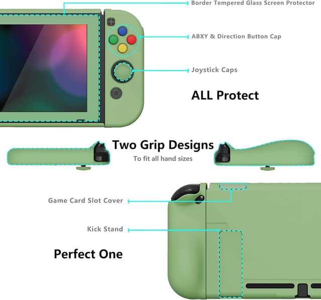 Detalle de playvital AlterGrips Dockable Switch case