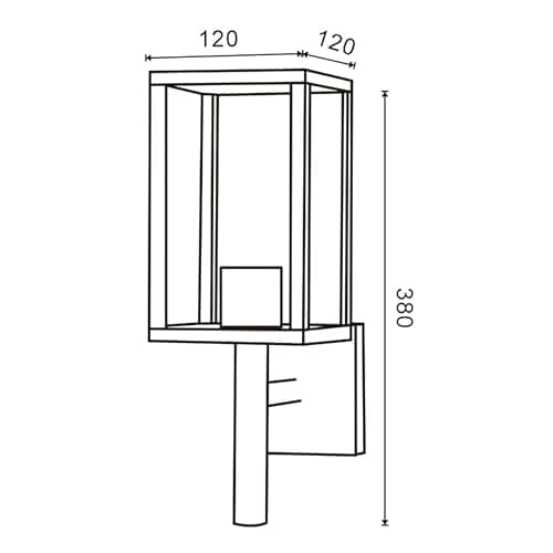 Thumbnail 1 de Ledme M Ledme Aplique Ducte Farol IP44 E27 para exterior 🌤