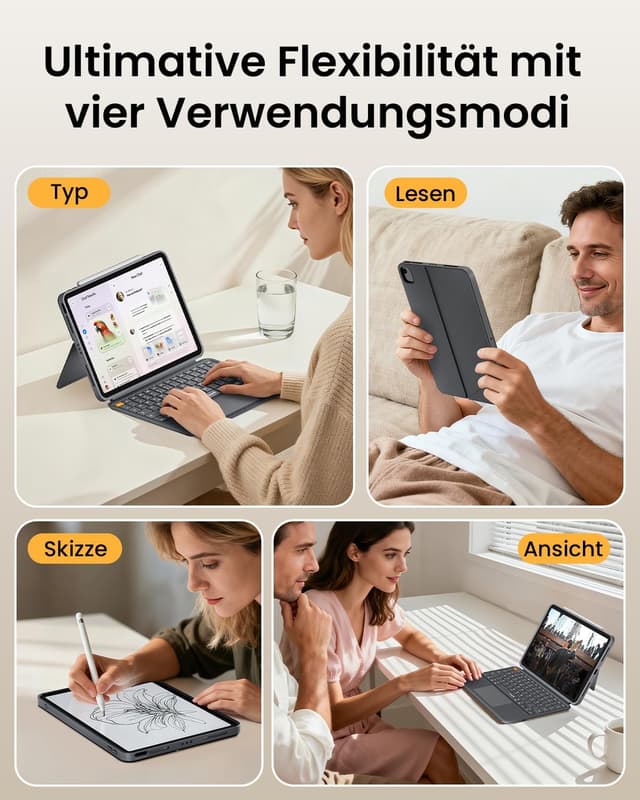 Thumbnail 5 de ProtoArc TK500 iPad Hülle 11" ⌨