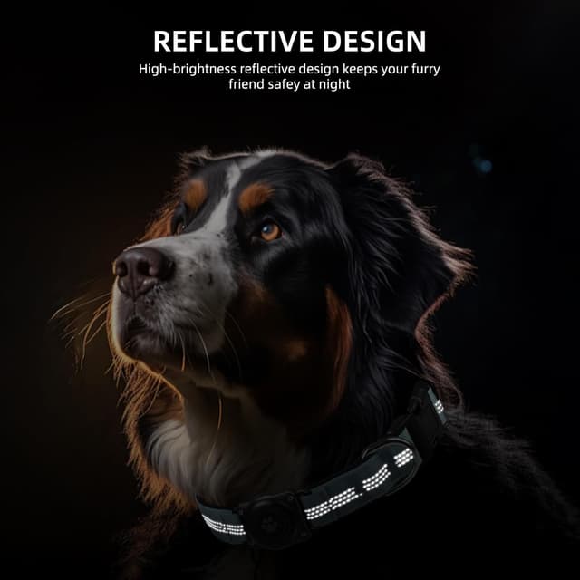 Detalle de Furrigo Upgraded AirTag Dog Collar L