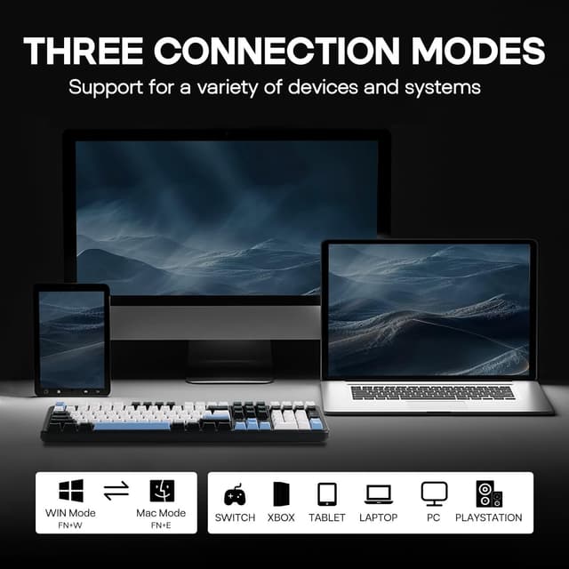 Thumbnail 2 de EPOMAKER Aula F108 Wireless Gaming Keyboard