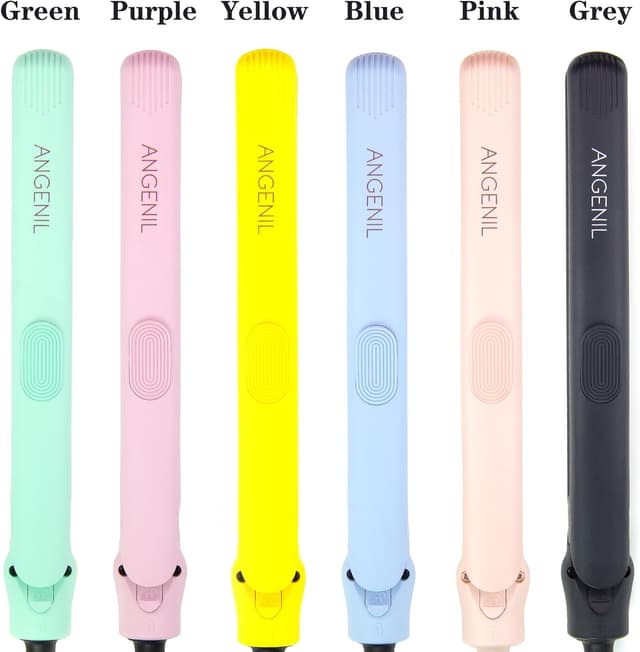 Thumbnail 6 de ANGENIL Pro Purple Ceramic Ultra Mini Hair Straightener (Dual Voltage, 1.8 cm plates, 2-in-1 straightener & curler)