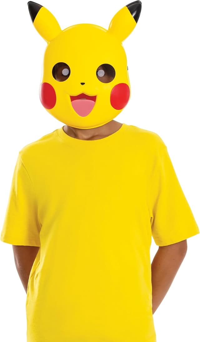 Detalle 2 de PokĂ©mon Masque Pikachu Enfant 4 ans+ đ