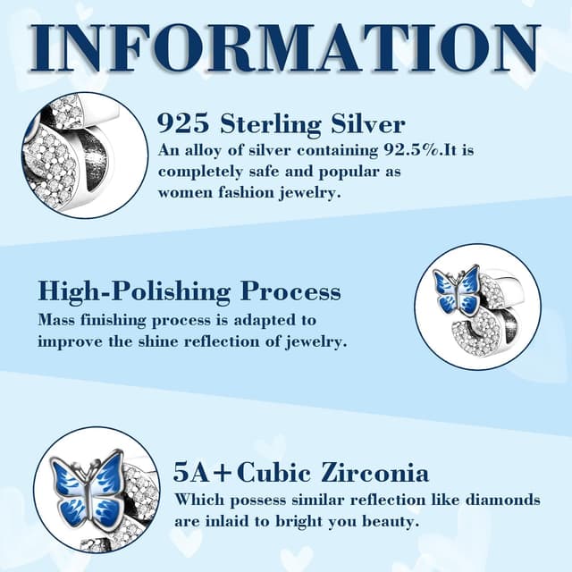 Detalle 2 de FLUFLO Charm Anhänger „Buchstabe A–Z“ aus 925 Sterling Silber mit Zirkonia