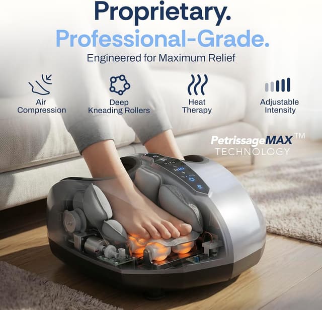 Detalle 2 de MIKO foot massager with heat, deep knead