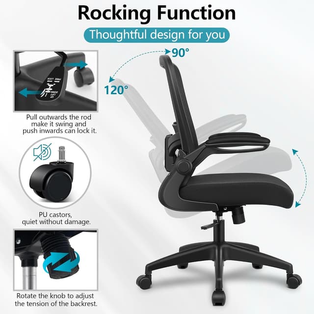 Thumbnail 5 de FelixKing Office Chair Ergonomic High-Back with Lumbar Support