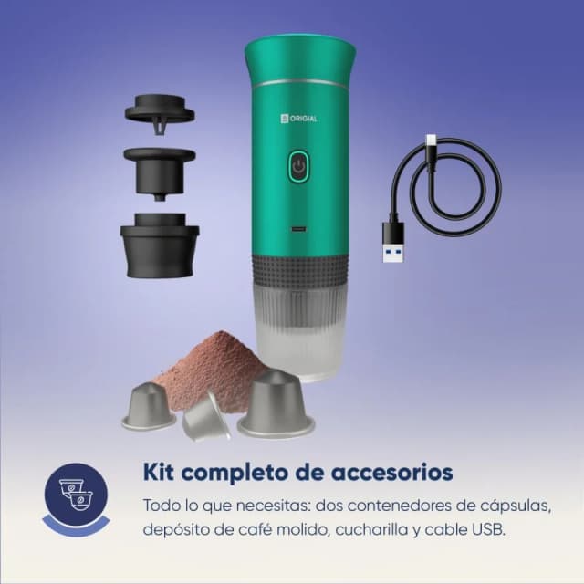 Thumbnail 3 de origial BARISTAWAY OLIVE cafetera espresso portátil