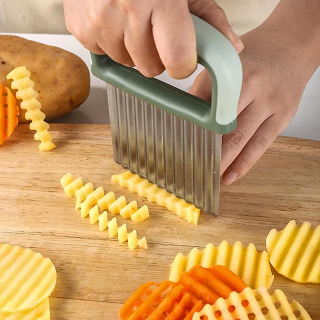 Thumbnail 5 de YIWONFU Wellenschneider 2 Stück Grün