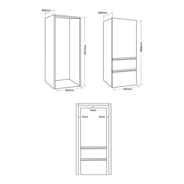 Detalle 2 de Haier CST9619DNGBW frigorífico 60 cm 35 dB