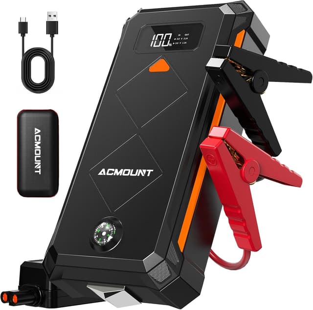 Detalle de Acmount 6000A jump starter for 12V cars