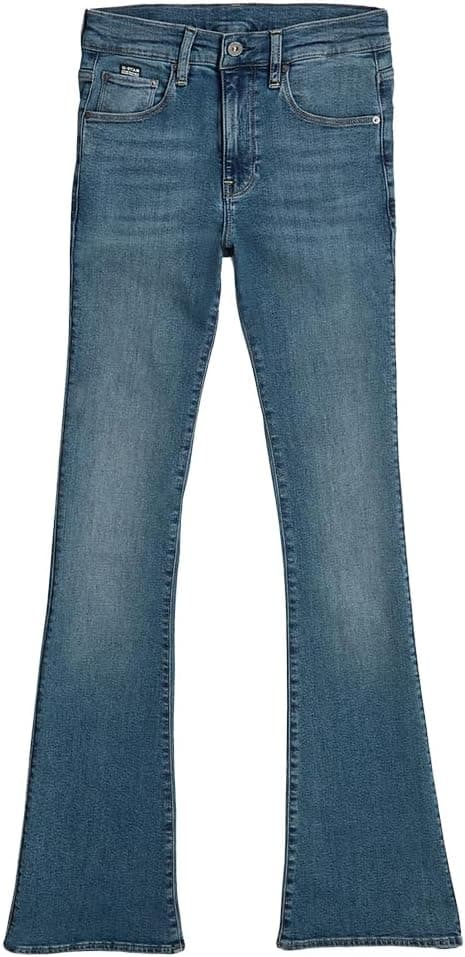Detalle 2 de G-STAR Damen 3301 Flare Jeans – klassischer 5‑Pocket-Look mit bequemem Sitz