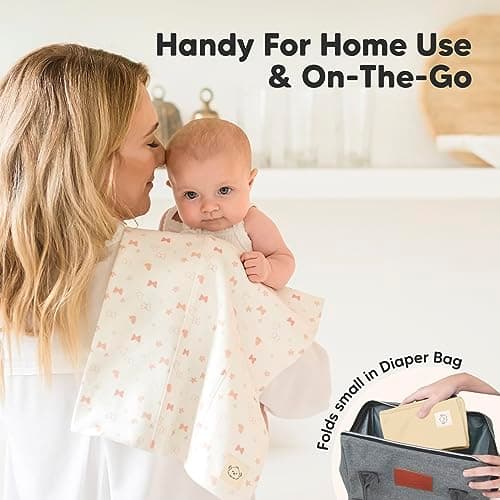 Thumbnail 7 de Organic Burp Cloths - 6-Pack Ultra Soft Cotton Burping Cloths 🧷?