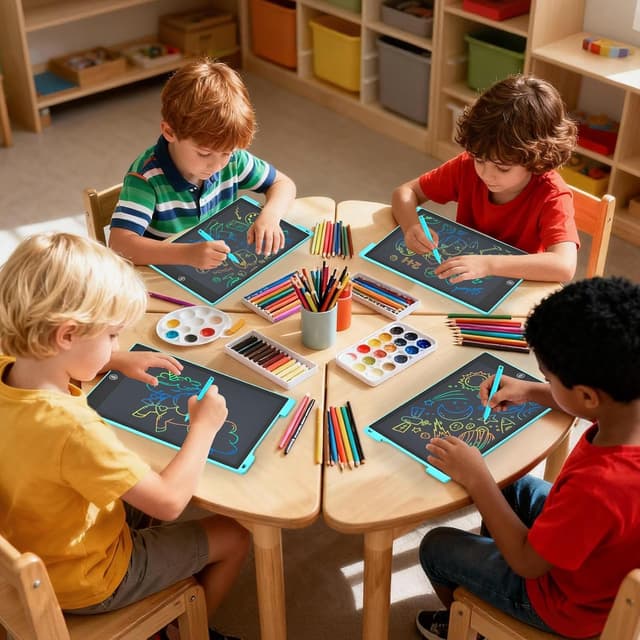 Thumbnail 4 de PINKCAT Tavoletta grafica 12 pollici per bambini 🎨