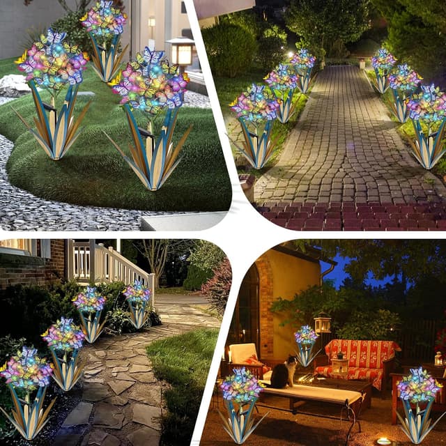 Thumbnail 6 de Homight Solar Garden Sculpture with 3 PCS