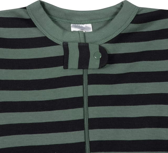 Detalle 2 de Gerber Baby-Boys lot de 4 pyjamas bébé avec pieds (fermeture zippée) pour garçon