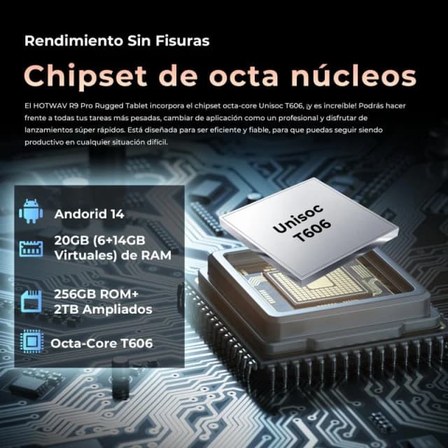 Thumbnail 3 de HOTWAV R9 Pro 11" 6GB/256GB Negra, 4G/WiFi