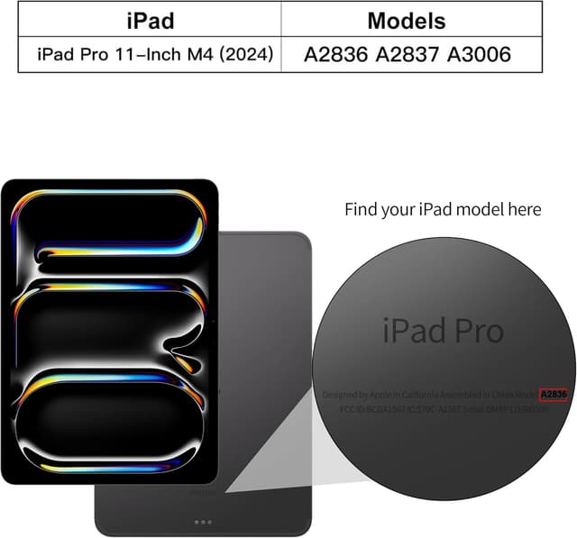 Detalle de 4youquality 2-Pack 9H Tempered Glass Screen Protector for 11-inch iPad Pro (M5/M4, 2025/2024)