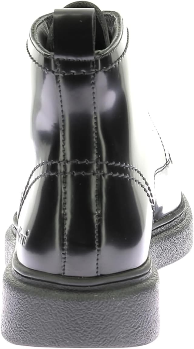 Detalle de Kickers Femme Orasie : bottines en cuir à lacets pour un confort du quotidien