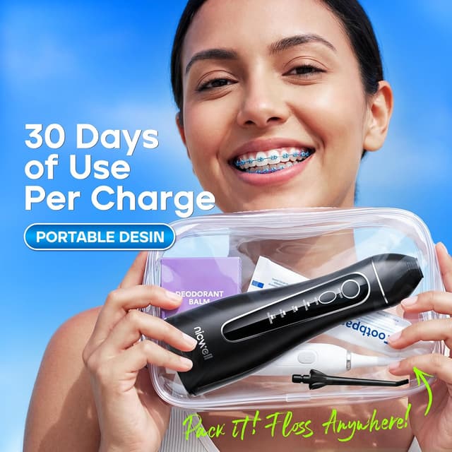 Thumbnail 4 de Nicwell Water Dental Flosser Cordless 4‑Mode