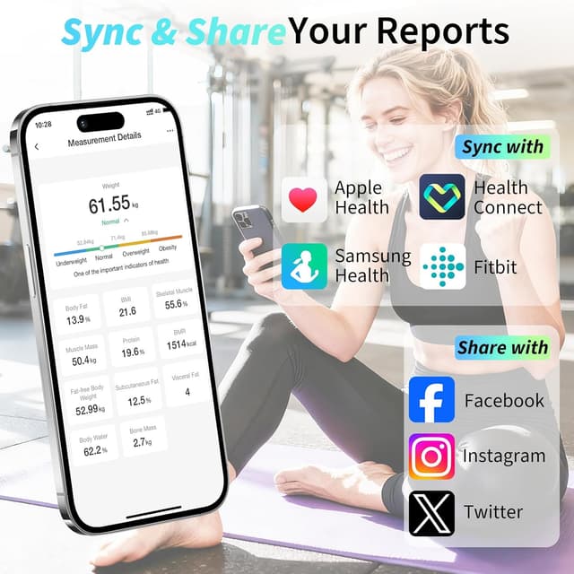 Thumbnail 5 de arboleaf CS20L Körperfettwaage 180 kg 📏